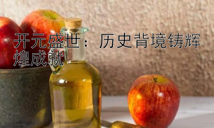 开元盛世：历史背境铸辉煌成就