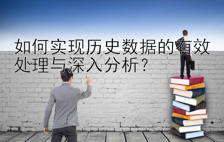 如何实现历史数据的有效处理与深入分析？