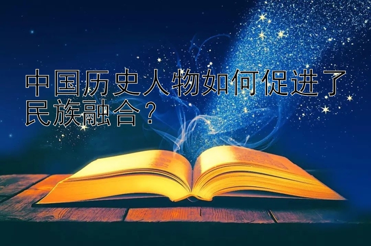 中国历史人物如何促进了民族融合？