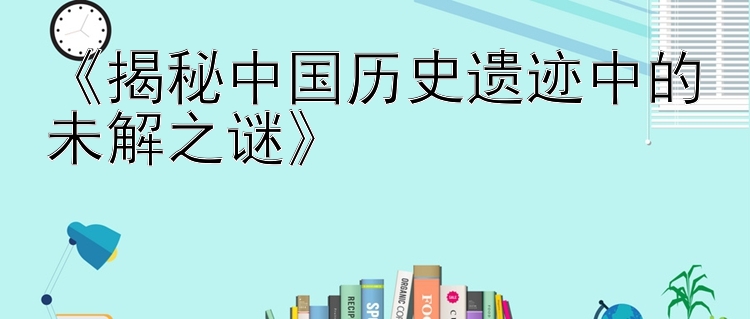 《揭秘中国历史遗迹中的未解之谜》