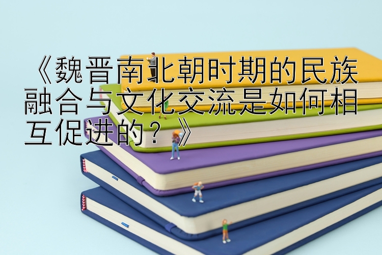 《魏晋南北朝时期的民族融合与文化交流是如何相互促进的？》