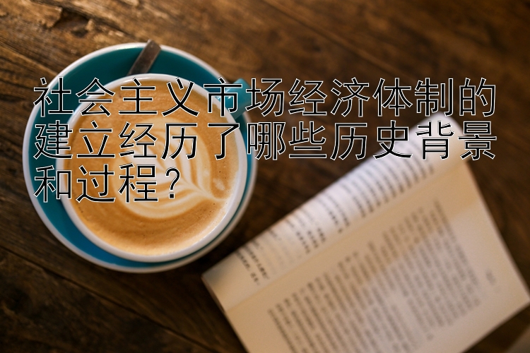 社会主义市场经济体制的建立经历了哪些历史背景和过程？