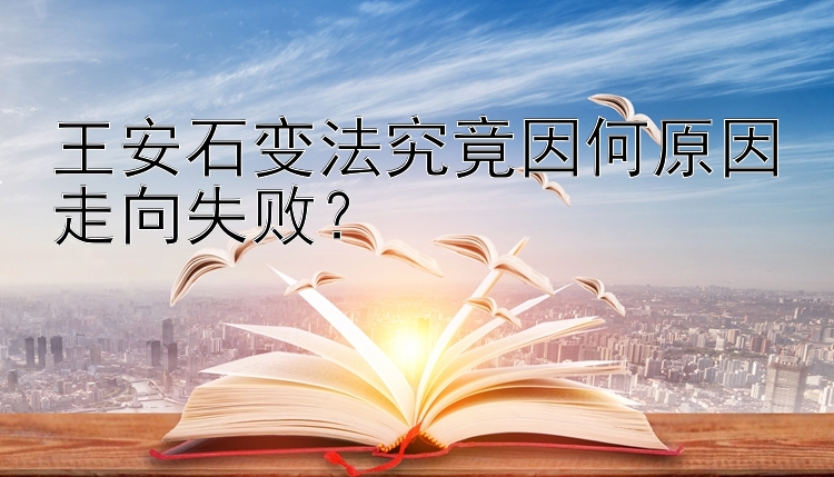 王安石变法究竟因何原因走向失败？